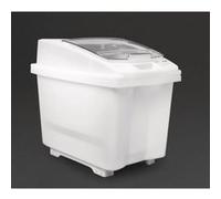 Boîte à ingrédients transparente avec roulettes - 100 L - Polyéthylène10000 cl