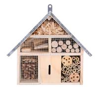 Boîte à Insectes en Bois résistante aux intempéries, Maison à Insectes Suspendue, décorative pour Abeilles, coccinelles, Papillons