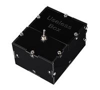 Boîte à Jouets Inutile, Kit de Pièces de Bricolage Boîte Inutile, de nouveauté, Mini Jouet Drôle Cadeaux Uniques Boîte Automatique Laissez-Moi Seul Noir