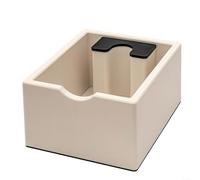 Boîte à knock en acier inoxydable avec barre en silicone - Réservoir de frappe (blanc)