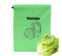 Boîte à laitue pour réfrigérateur - Pochette pour produits frais, sac isotherme avec doublure en aluminium, cordon de serrage | Économiseur de légumes pour tomates, bananes, légumes verts, cuisine