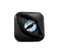 Boîte à lentilles de contact œil du diable - Trousse de couleur portable pour lentilles de voyage - Boîte cadeau pour les yeux - Boîte de rangement - Boîte de rangement pour enlever les lentilles de