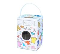 Boîte à Lessive en Poudre Conteneur de Détergent à Lessive Boîte de Rangement en Poudre de Détergent à Lessive Portable Accessoires de Salle de Lavage pour Détergent avec Couvercle
