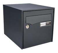 Boîte à lettres - DECAYEUX - Simple face - Anthracite - Murale - Extérieur