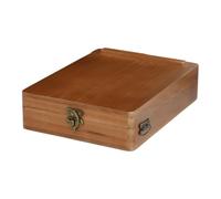 Boîte à Lettres Portable, boîte de Rangement pour écrivains | Conteneur d'art Portable de Grande capacité rétro, Sac de Post-mère en Bois, boîte à Outils de Pinceau de Peinture pour Stylo