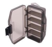 Boîte à leurres de pêche, 5 grilles de rangement, accessoires de pêche, boîte d'organisation pour papa, pêcheur, amateur de pêche, grand-père