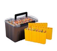 Boîte à leurres de pêche - Coffre de transport léger en ABS - Compartiment de séparation modulaire - Boîtier de rangement sécurisé et accessible - Solution d'organisation pour les fournitures de pêche