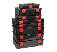 Boîte à Leurres - Fox Rage - Stack and Store Shield - 8 Compartiments - Antirouille - Gris Gun Smoke