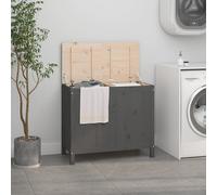 Boîte à Linge Bois Massif de Pin Rangement Multicolore Multi-taille vidaXL