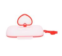 Boîte à Lingettes Humides 1 Pièce Portable, pour Garçon Fille PP | Format Étroit, Bouton Poussoir et Joint Silicone, Sangle Solide, pour Poussettes et Paquet de Change