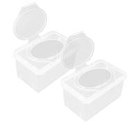 Boîte à Lingettes Nettoyantes Pp 2 Pièces 1850ml pour Salon Chambre