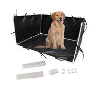 Boîte à litière de chien avec des murs hauts, tapis de portefeuille pipi - Plate d'entraînement pour chiots avec gardien de éclaboussures | Porte-tampon de pipage imperméable pour petit Bulldog frança