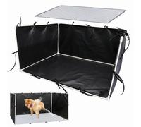 Boîte À Litière De Chien - Grand Gardien De Lanceur De Litière | Clôture De Toilette pour Chiots, Clôture De Coussinet D'urine Portable Facile À Propre