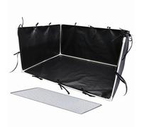 Boîte à litière de Chien - Grand Gardien de Lanceur de litière | Potté de Pot de Chien Plateau intérieur | Clôture de Toilette pour Chiots, clôture de Coussinet d'urine Portable Facile à Propre