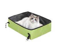 Boîte à litière de Voyage, bac à litière Pliable | Pan de litière Pliable, Voyage des Toilettes pour Chats,Toilettes Animaux de étanches à des fuites, licenciement de