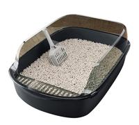 Boîte à litière pour Chats, Grands Plateaux de litière pour Chats, Toilettes à Double Couche Double Couche pour Les Fournitures pour Les Fournitures