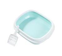 Boîte à litière ventilée anti-odeurs, étanche, durable, pour un nettoyage facile, longue durée, faible suivi, bac à sable semi-fermé pour chats