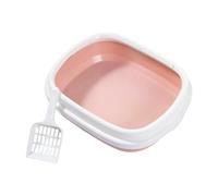 Boîte à litière ventilée anti-odeurs, étanche, durable, pour un nettoyage facile, longue durée, faible suivi, bac à sable semi-fermé pour chats