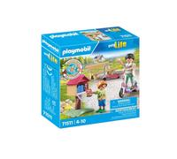 Playmobil Boîte à livres My Life 71511 avec maman et enfant