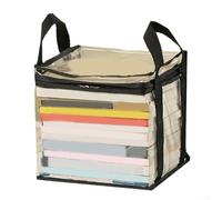 Boîte à livres pliable et étanche, parfaite pour l'organisation de la salle de classe et du dortoir (noir S)