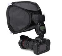 Boîte à Lumière Flash Pliable Portable, Boîte à Lumière de Photographie en Forme D'anneau 23x23cm avec 4 Fonctionnalités, Couvercle de Lumière de Remplissage pour Appareil Photo