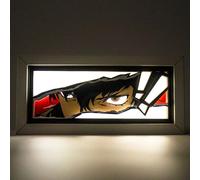 Boîte à lumière Joker Eyes - Persona 5 Royal - Veilleuse en forme de figurine d'anime, 16 couleurs LED RVB - Télécommande - Décoration de chambre anime 3D - Cadeau pour Otaku