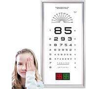 Boîte À Lumière LED for Tableau Oculaire, Marques De Vue Rouges/Vertes, Anti-éblouissement, Résistant À La Décoloration, for Les Examens De La Vue dans Les Écoles À Domicile, Les Cliniques(A)