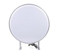 Boîte à Lumière Led Pour Panneaux Commerciaux,60CM Led Lightbox Rond Double Face Lumineux Panneau Publicitaire,Idéal Pour Restaurants,Plats Emporter,Magasins