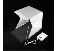 Boîte à lumière pliante studio de bureau LED portable photographie lightbox type de boucle pour Smartphone DSLR Caméra