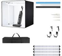 Boîte à lumière pour la photographie, 4 panneaux LED, CRI 95+, 120cm