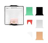Boîte à lumière pour la photographie, éclairage annulaire LED, 6 fonds de couleur, 30cm
