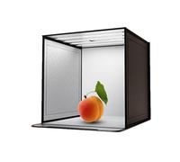 Boîte à lumière pour studio photo - 44 x 44 cm - Cabine de tente pliable avec lumière LED - Accessoires de séance photo pour amateurs et photographes professionnels