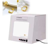 Boîte à lumière pour studio photo professionnel avec éclairage blanc à IRC élevé, intensité variable, plateau tournant intelligent pour la photographie de produits