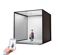 Boîte À Lumière pour Studio - Tente Portable 44 X 44 Cm, Cabine Pliable, Kit D'éclairage LED À Intensité Variable, Cube De Prise De Vue Compact | Boîtes Professionnelles avec Maquill