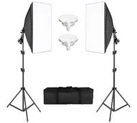 Boîte à lumière professionnelle pour la photographie, lumière à culot E27, portraits en studio et enregistrements vidéo, ampoule UFO 70W