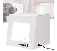 Boîte à lumière professionnelle pour photographie avec éclairage réglable et plateau tournant à 360°