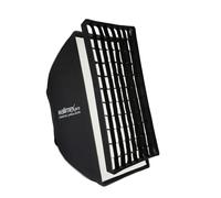 Walimex pro Essential Softbox 60 x 90 cm, rotative à 360°, Montage Facile, avec Grille, Adaptateur Bowens et Sac de Transport, idéale pour la Photographie de Produits et de Personnes