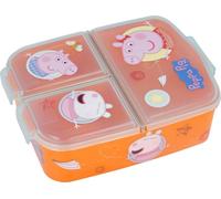 Boîte à lunch avec compartiments Peppa Pig 19,5 x 16,5 x 6,7 cm Polypropylène