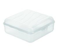 Boîte à lunch carrée Rotho Fun 2,35 L transparente
