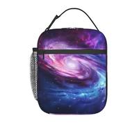 Boîte à lunch Cosmic Galaxy Swirl pour femmes et hommes, boîte à lunch isotherme, sac à lunch réutilisable pour le bureau, le travail, les pique-niques et les voyages