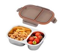 Boîte à lunch - Coubelle en acier premium à l'épreuve des fuites, facile à nettoyer, fonctionnalité de rétention de chaleur | Conteneur de nourriture à l'épreuve des fuites pour l'école, la ma