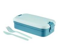 Curver Boîte à déjeuner Lunch & Go 00768-B36-00 avec couvert plastique Bleu 23,5 x 13,5 x 6,3 cm