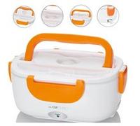 Clatronic LB 3719 263890 Boîte à déjeuner électrique blanc, orange