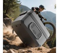 Boîte à lunch électrique portable, batterie rechargeable, 1600 ml/1200 ml, maintien au chaud sur 6 niveaux, acier inoxydable 304, camping en plein air BLANC