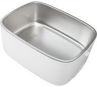 Boîte à lunch électrique pour voiture Chauffe-aliments 70W 1.8L Chauffe-aliments plus rapide Boîte à lunch chauffante portable en acier inoxydable pour voiture, camion et maison Prise UE 220V