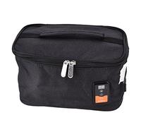 Boîte à Lunch électrique, Sac de Four à Lunch Sac de Four Portable de Forme Carrée 29X20X8 Cm,Avec un Port USB, Cuit Uniformément Pour le Bureau et la (Carré Noir)