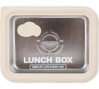 Boîte à lunch en acier inoxydable 304 pour l'école, le pique-nique et le voyage Beige Petit 600ml