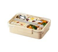 Boîte à lunch en acier inoxydable - Conteneur alimentaire | 1200 ml Insulated Food Storage Container, Multi-Compartment Design With Cutlery, Leakproof Stainless Steel Construction, Heat