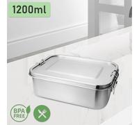 Boîte à lunch en acier inoxydable Yakimz,Boîte à lunch durable pour bureau école pique-nique,1200ml