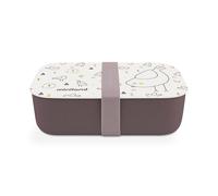 Boîte à lunch enfant en matériau bio naturlunch ch violet L